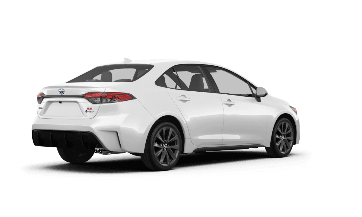 Toyota Corolla Cross Hybrid - Back view Toyota Corolla Cross Hybrid - Back view